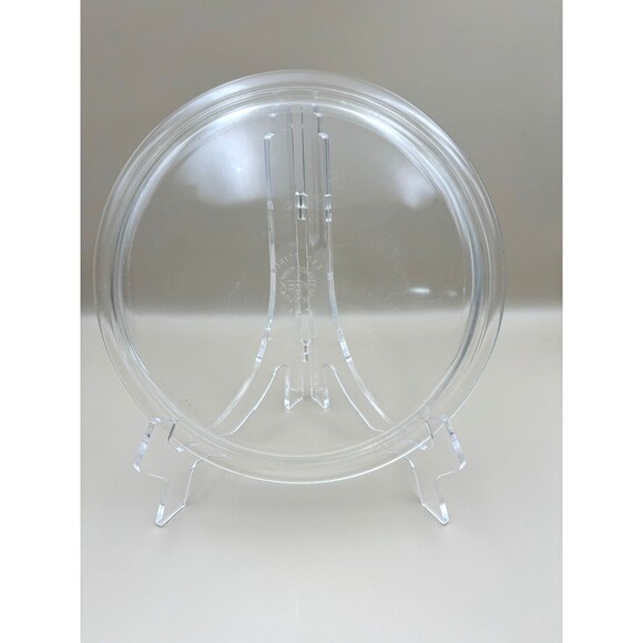 1950s VTG PYREX E-9 Clear Glass "Flat Rim" 10 inch Pie Plate Baking Dish #210 - Picture 3 of 3